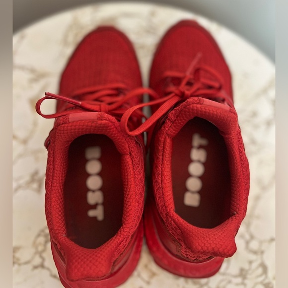 Adidas UltraBoost DNA “Lush Red” Monochrome Running Shoes - Picture 2 of 5